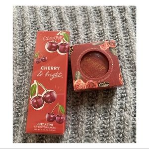 Colourpop bundle of lip crayons and blush